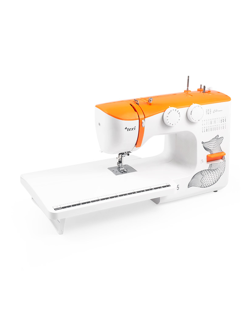 Mașină de cusut TEXI FOX 25 cu masă extensibilă (TEXI FOX 25 + EXTENSION TABLE)